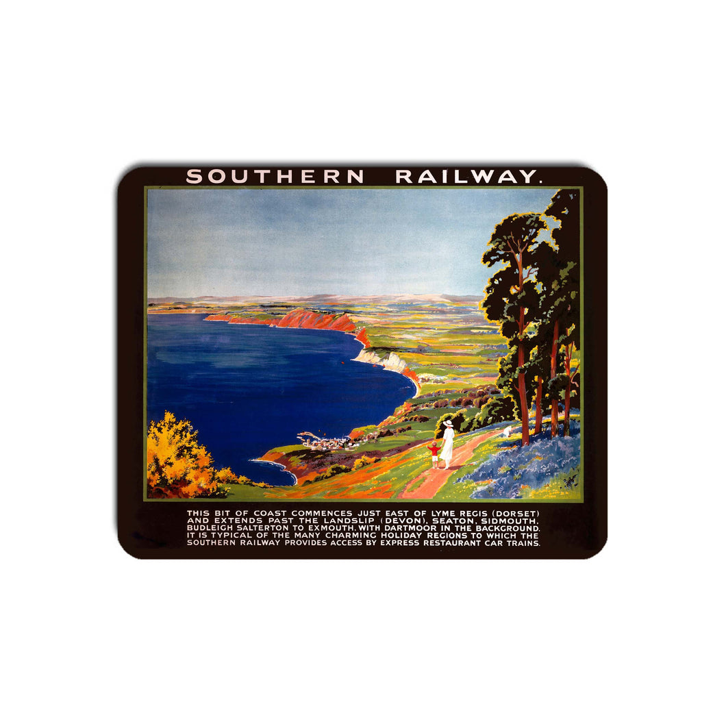 Southern Railway Lyme Regis Dorset, Devon - Mouse Mat