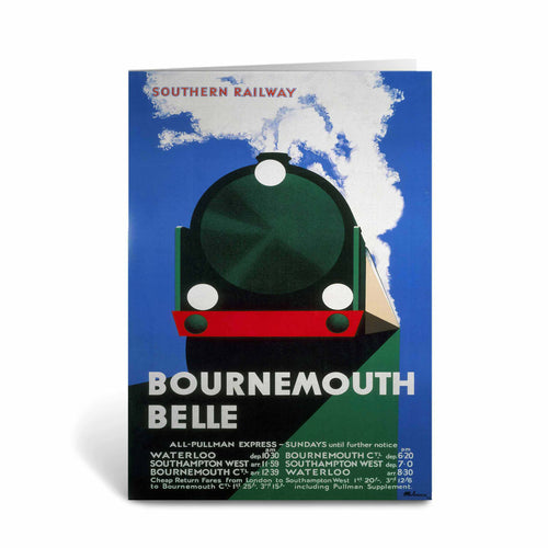 Bournemouth Belle - Southern Railway Greeting Card