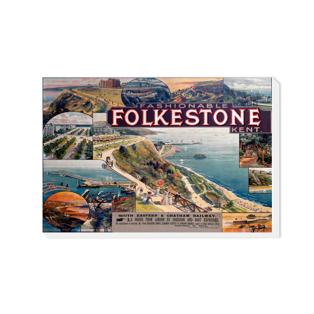 Fashionable Folkestone Kent - Canvas