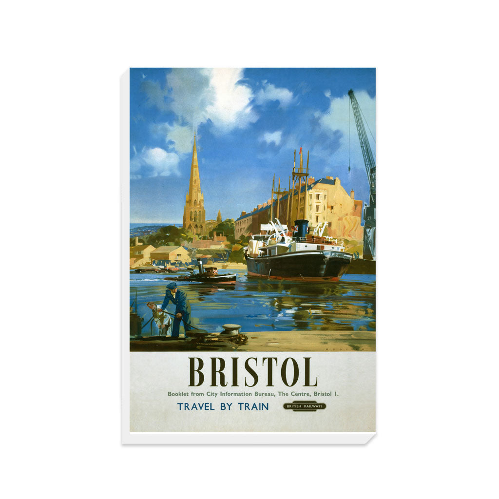 Bristol Boat and Crane - Canvas