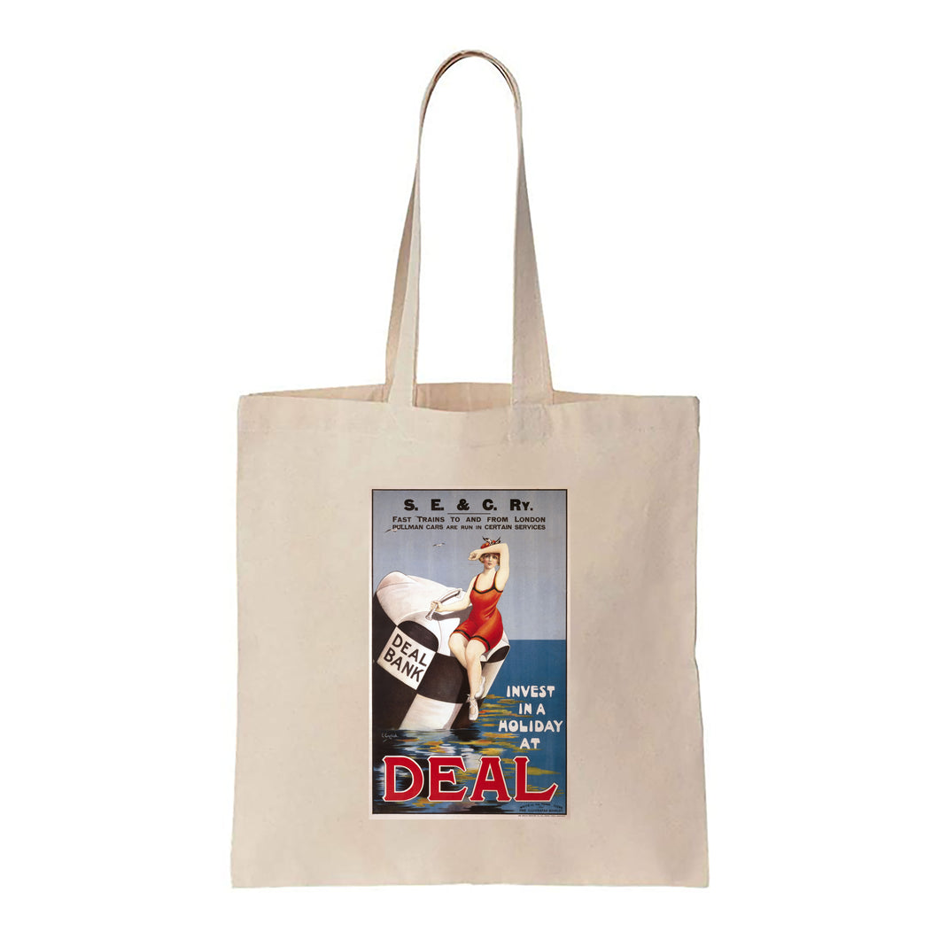 Invest in a Holiday at Deal - Canvas Tote Bag