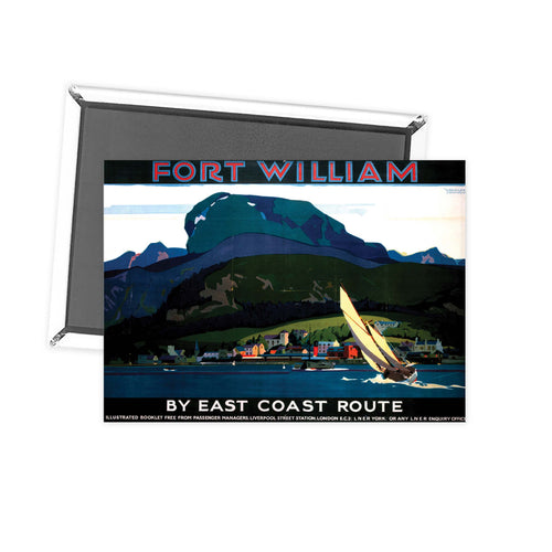 Fort William by East Coast Fridge Magnet