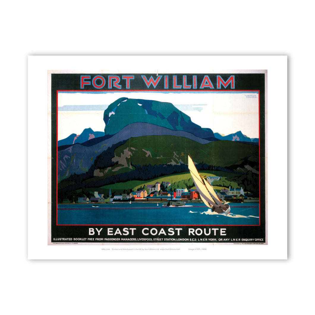 Fort William by East Coast Route Art Print