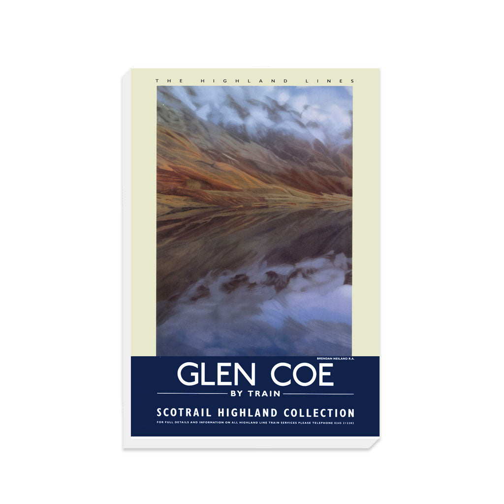 Glen Coe by Train Highland Lines - Canvas