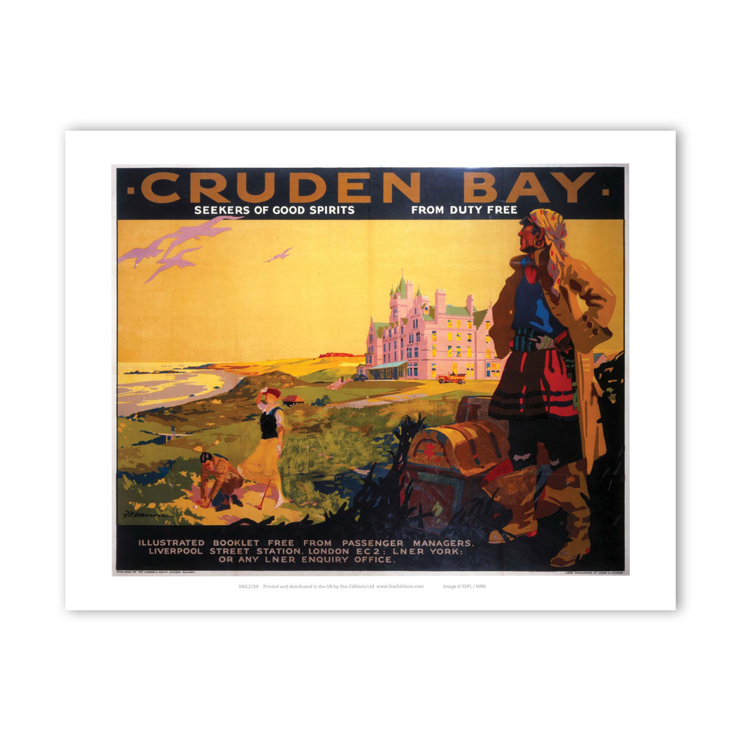 Cruden Bay LNER Art Print