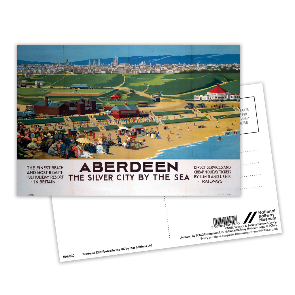 Aberdeen The Silver City by the Sea Postcard Pack of 8