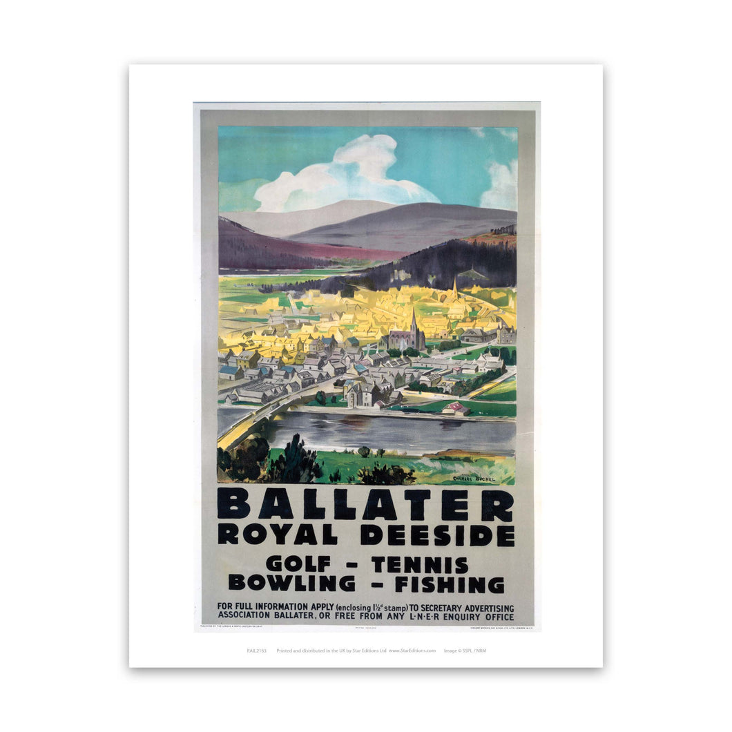 Ballater Royal Deeside Art Print