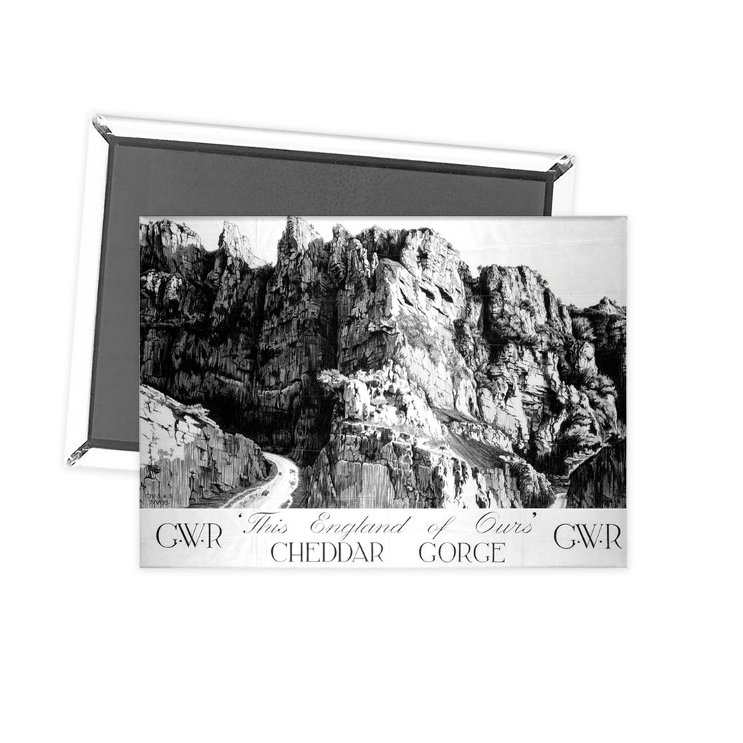 Cheddar Gorge GWR Fridge Magnet