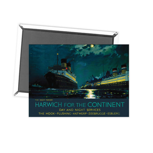 Harwich for the Continent Fridge Magnet
