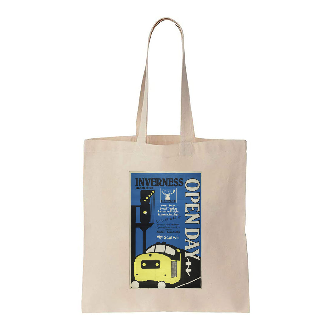 Inverness Station Depot Open Day - Canvas Tote Bag