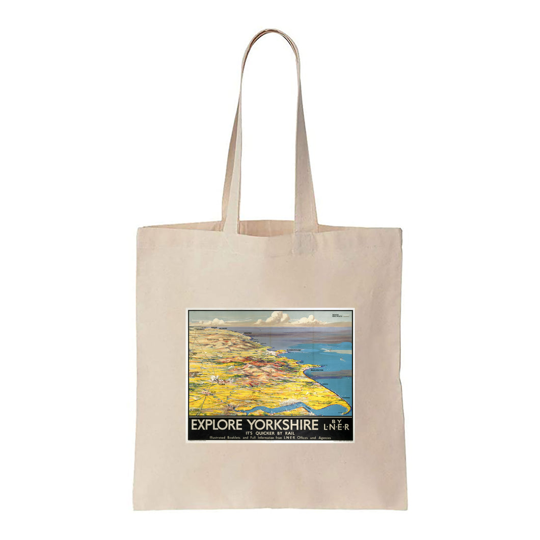 Explore Yorkshire by LNER - Canvas Tote Bag