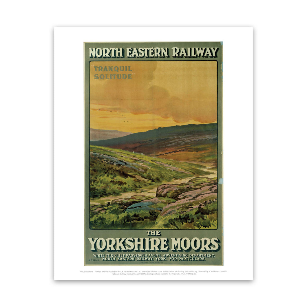 The Yorkshire Moors - Tranquil Solitude Art Print