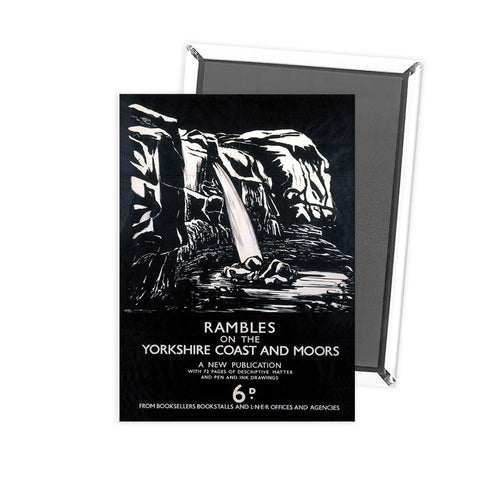 Rambles on the Yorkshire Coast and Moors Fridge Magnet