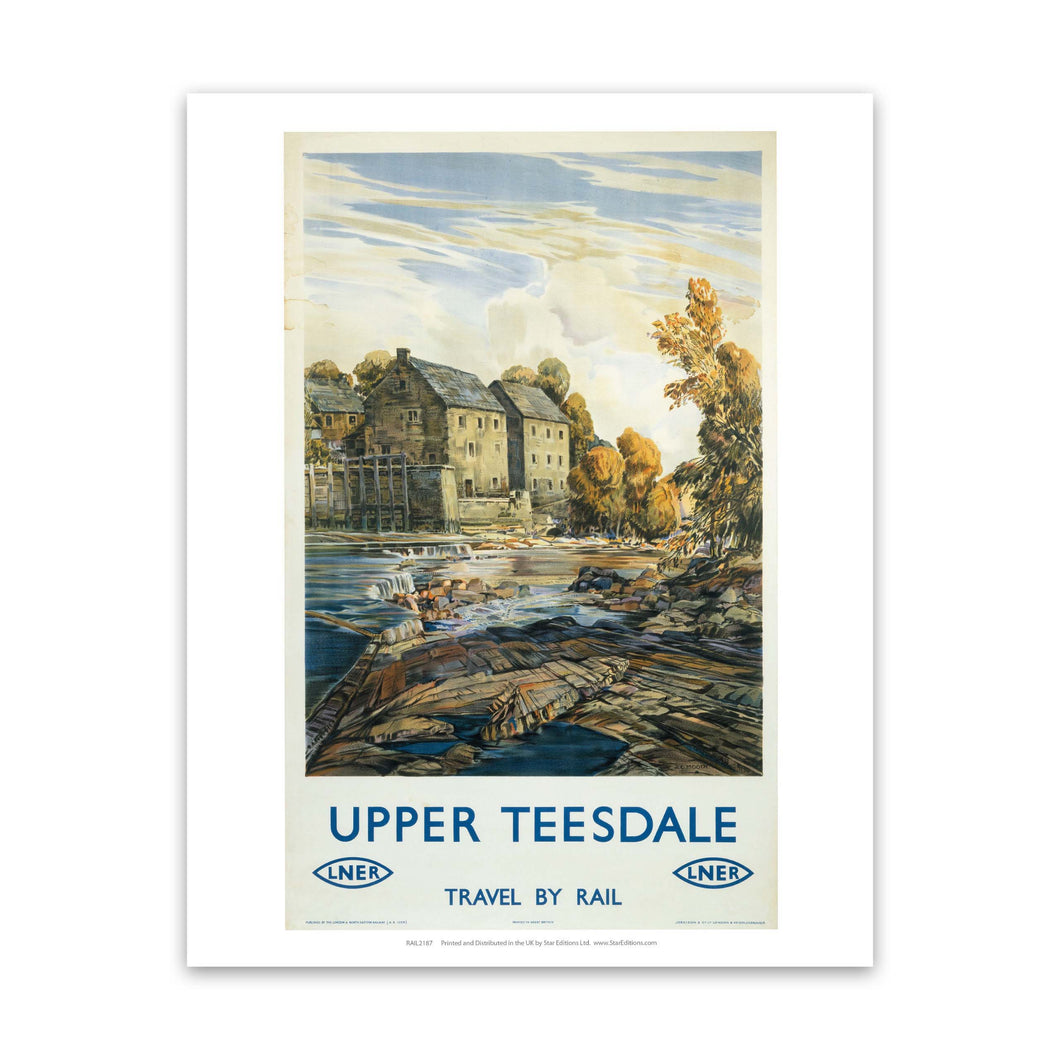 Upper Teesdale LNER Art Print