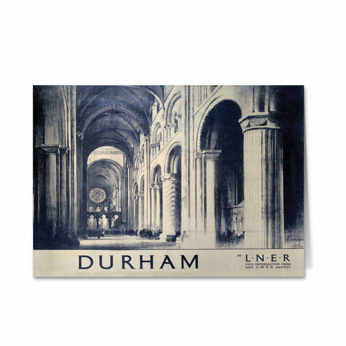 Durham by LNER Greeting Card