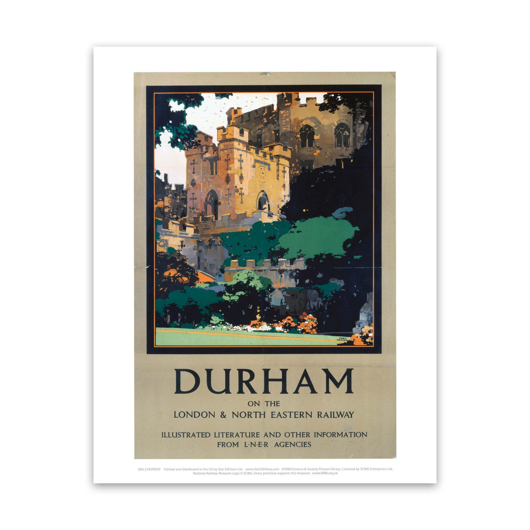 Durham on the LNER Art Print