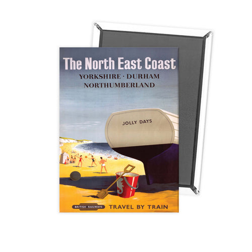 The North East Coast - Yorkshire, Durham, Northumberland Fridge Magnet