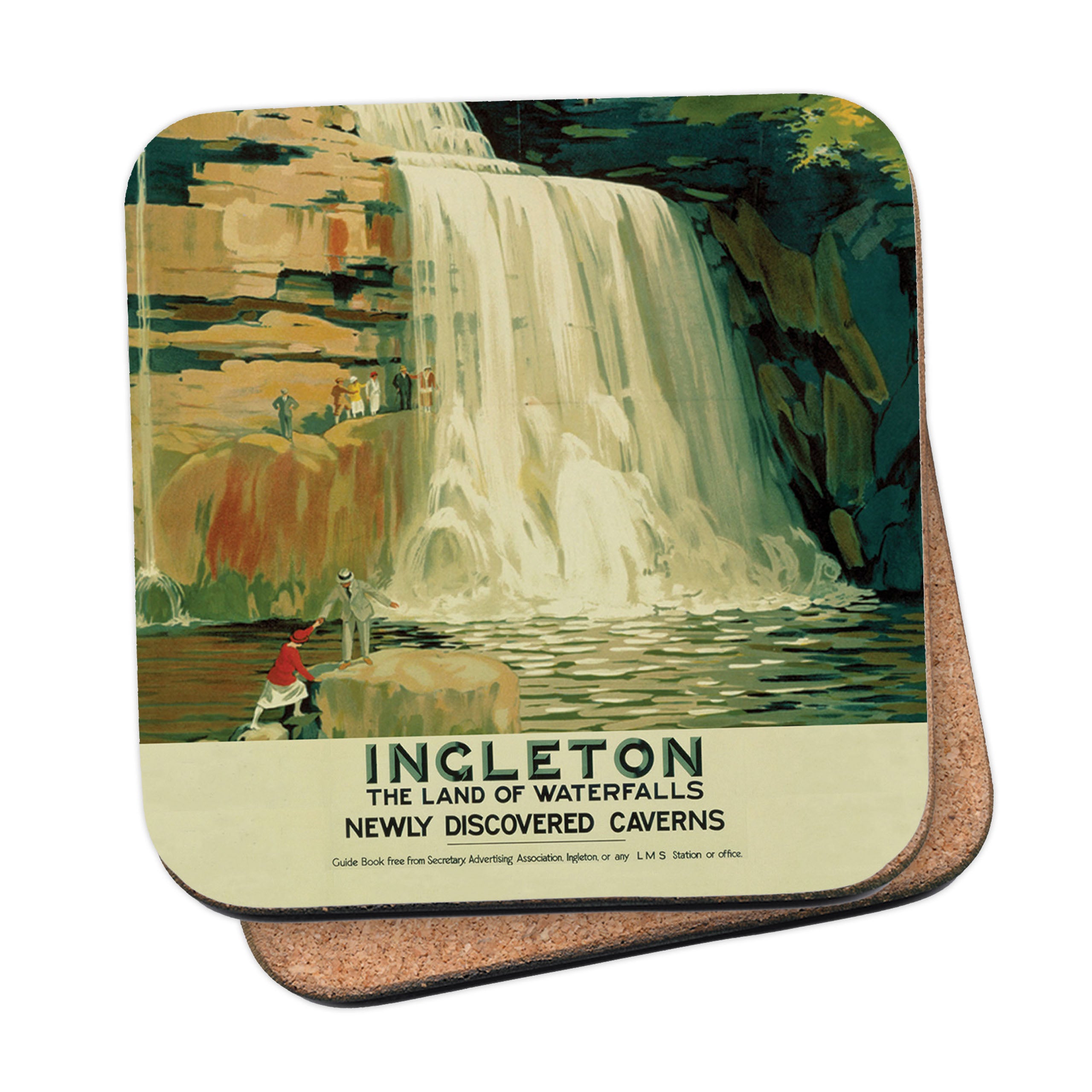 Ingleton Poster Ingleton, the Land of Waterfalls Coaster – Railway Posters