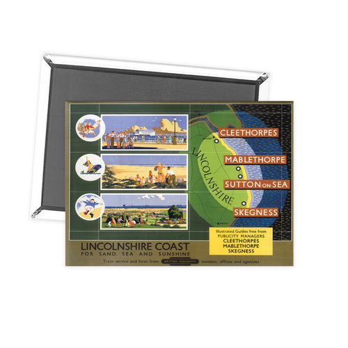 Lincolnshire Coast - Cleethorpes, Mablethorpe, Skegness Fridge Magnet