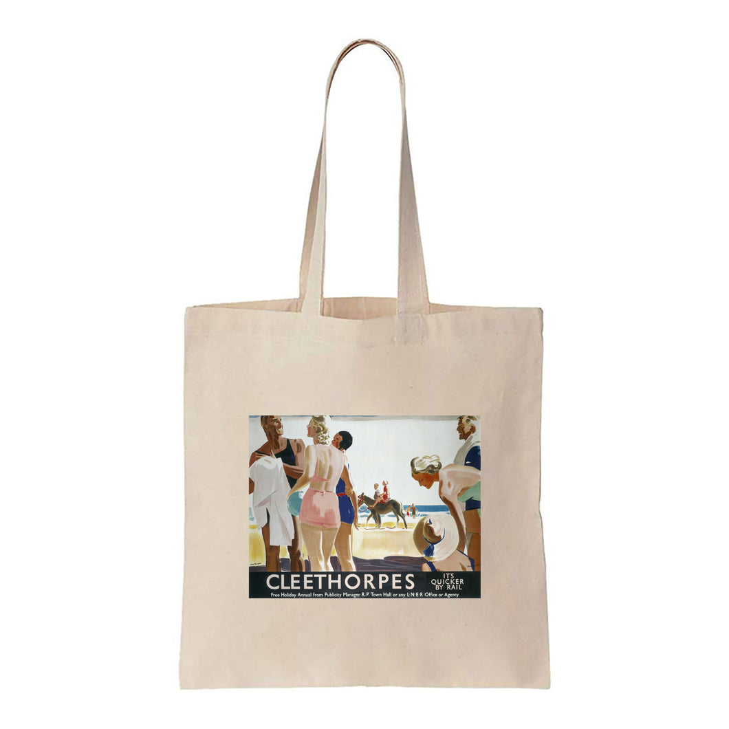 Cleethorpes It's Quicker By Rail - Canvas Tote Bag
