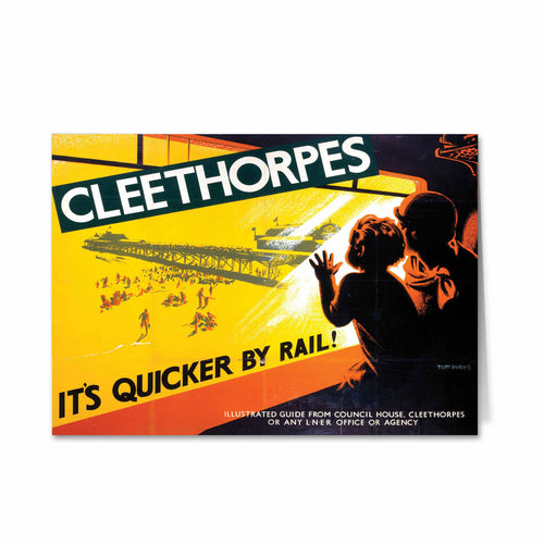 Cleethorpes - View from Train Greeting Card