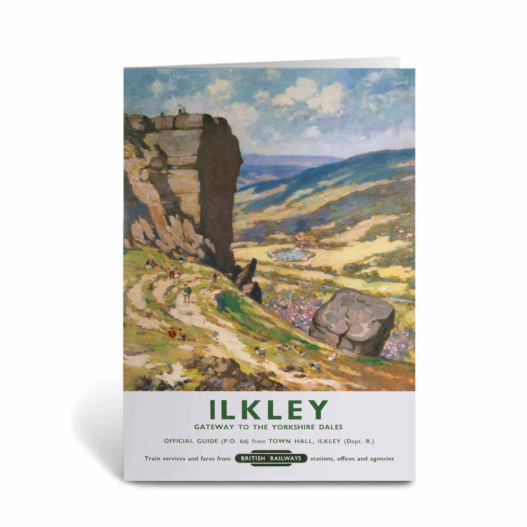 Ikley, Gateway to the Yorkshire Dales Greeting Card