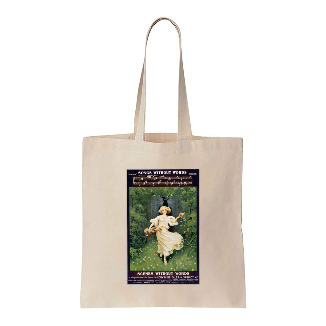 Yorkshire Dales in Springtime - Songs Without Words - Canvas Tote Bag