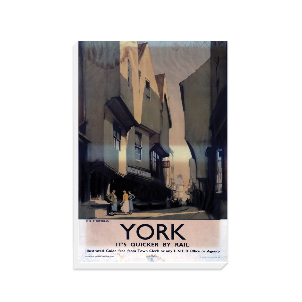 York, The Shambles - Canvas