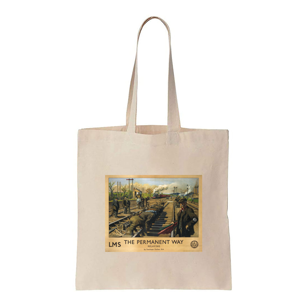 The Permanent Way - Relaying LMS - Canvas Tote Bag