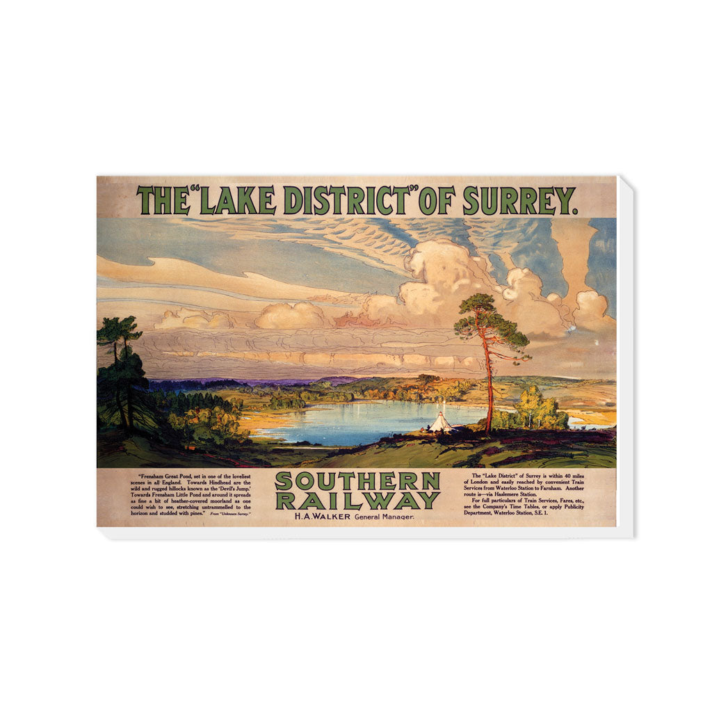 The Lake District of Surrey - Canvas