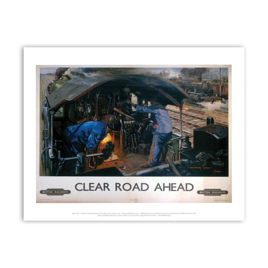 Clear Road Ahead British Railways Art Print