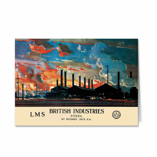 British Industries Steel LMS Greeting Card