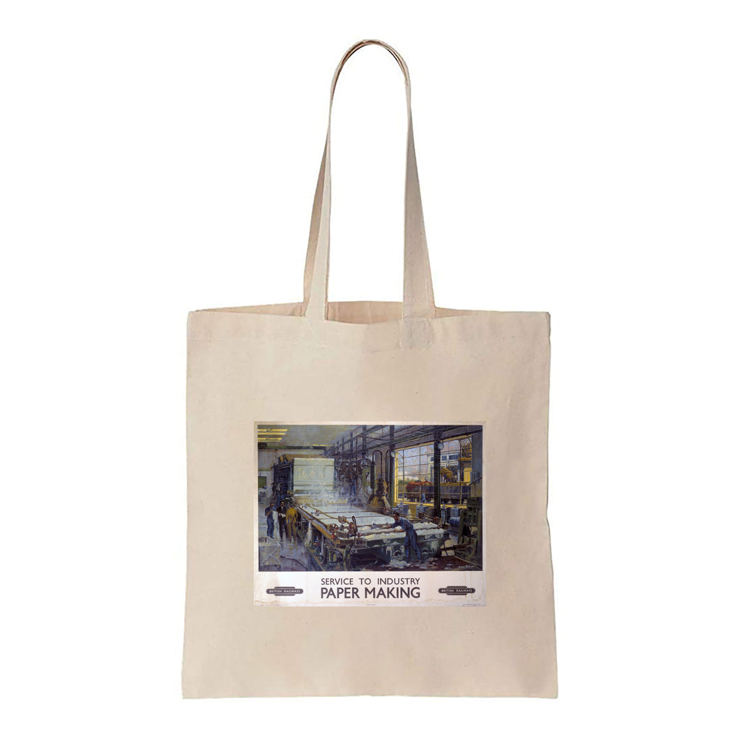 Service to Industry - Paper Making - Canvas Tote Bag
