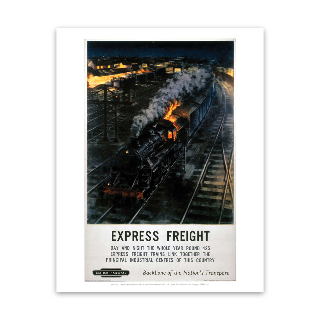 Express Freight - British Railways Art Print