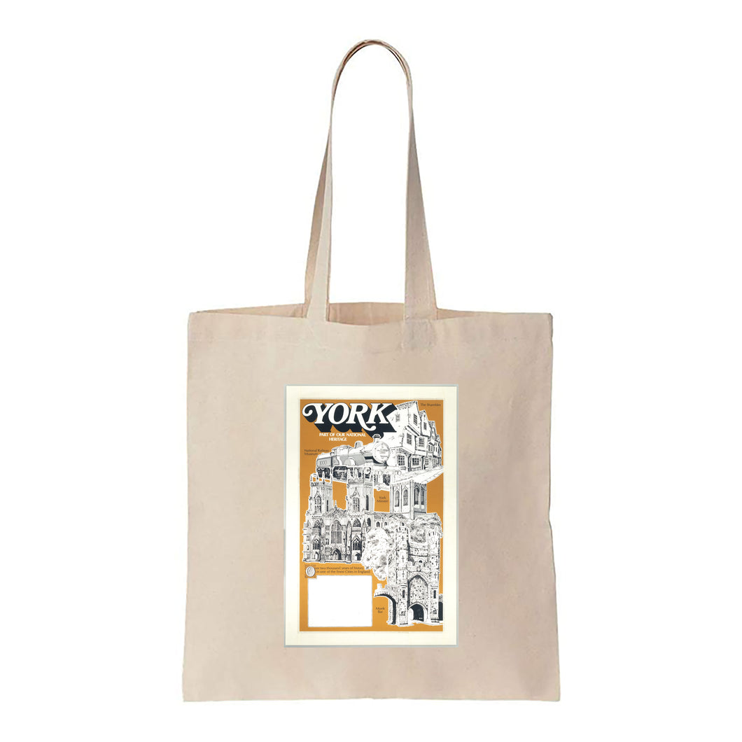 York, National Heritage - Canvas Tote Bag