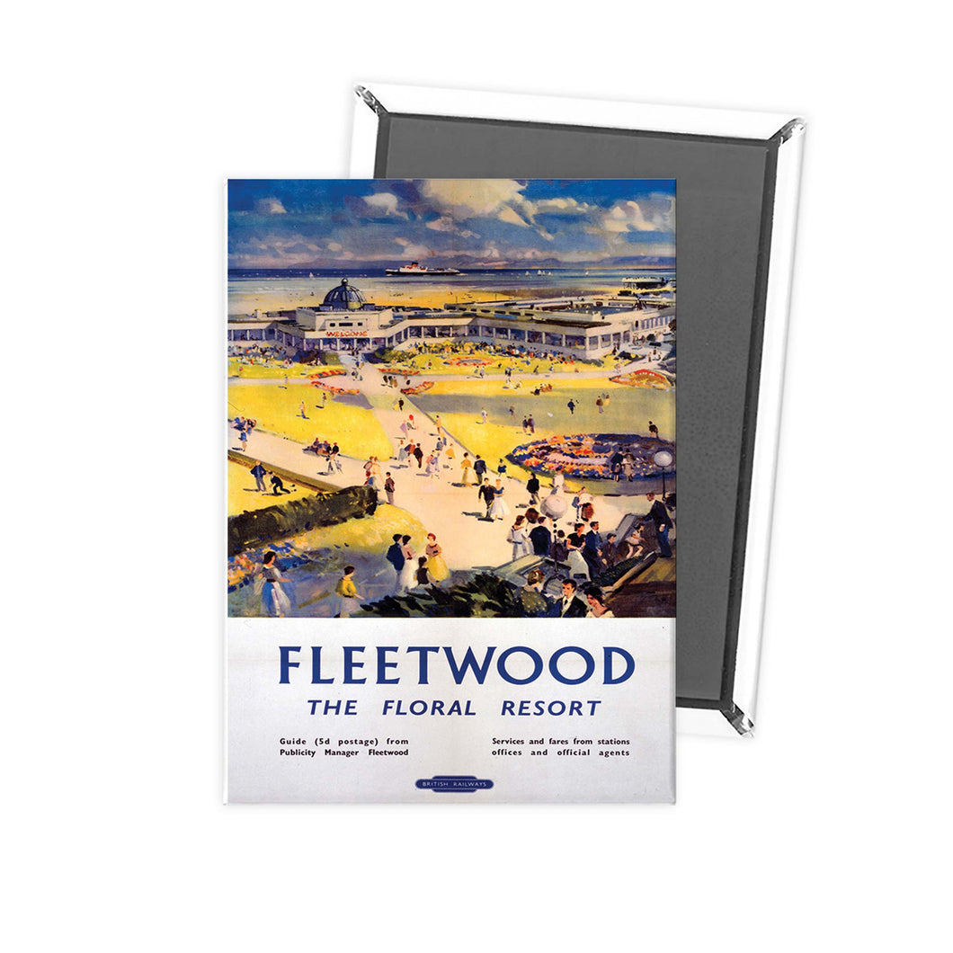 Fleetwood The Floral Resort Fridge Magnet