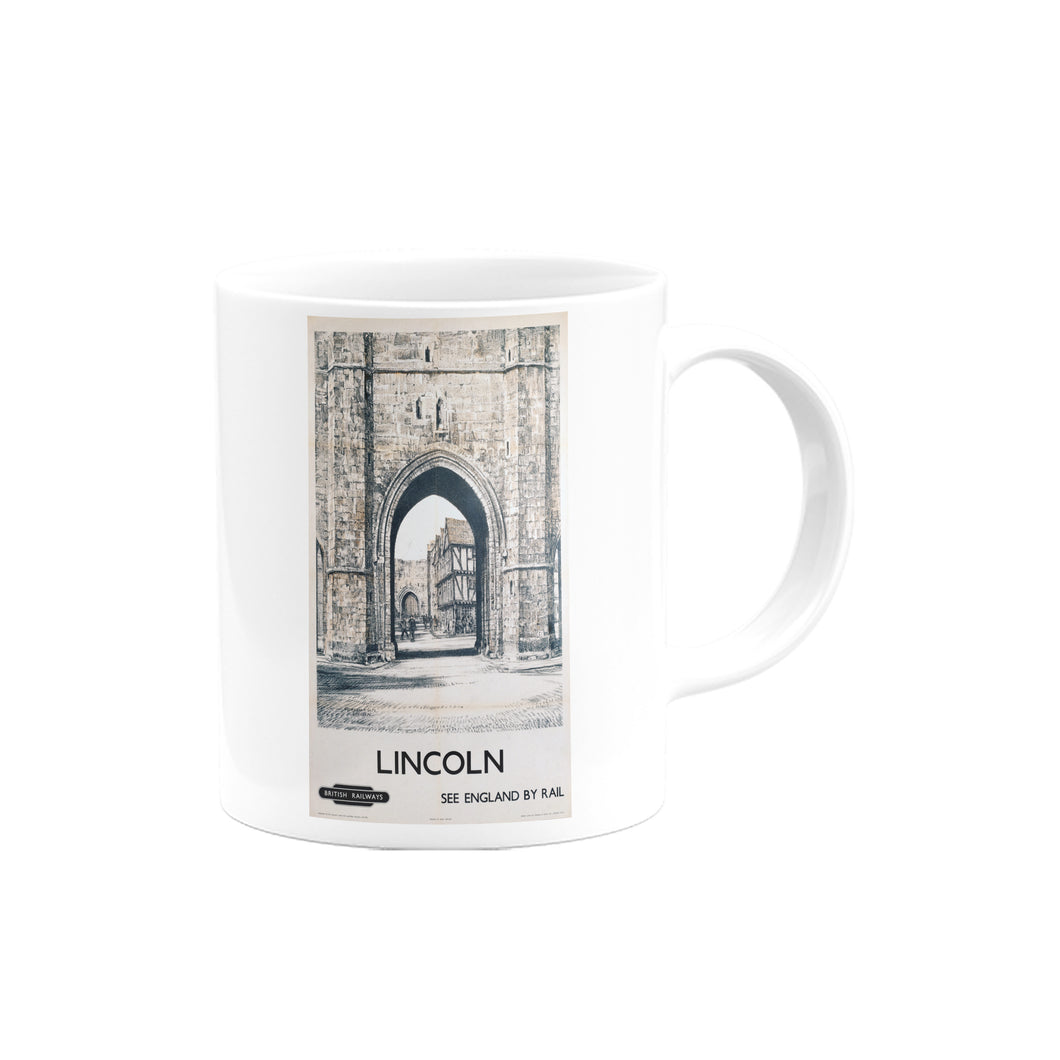 Lincoln See England by Rail Mug