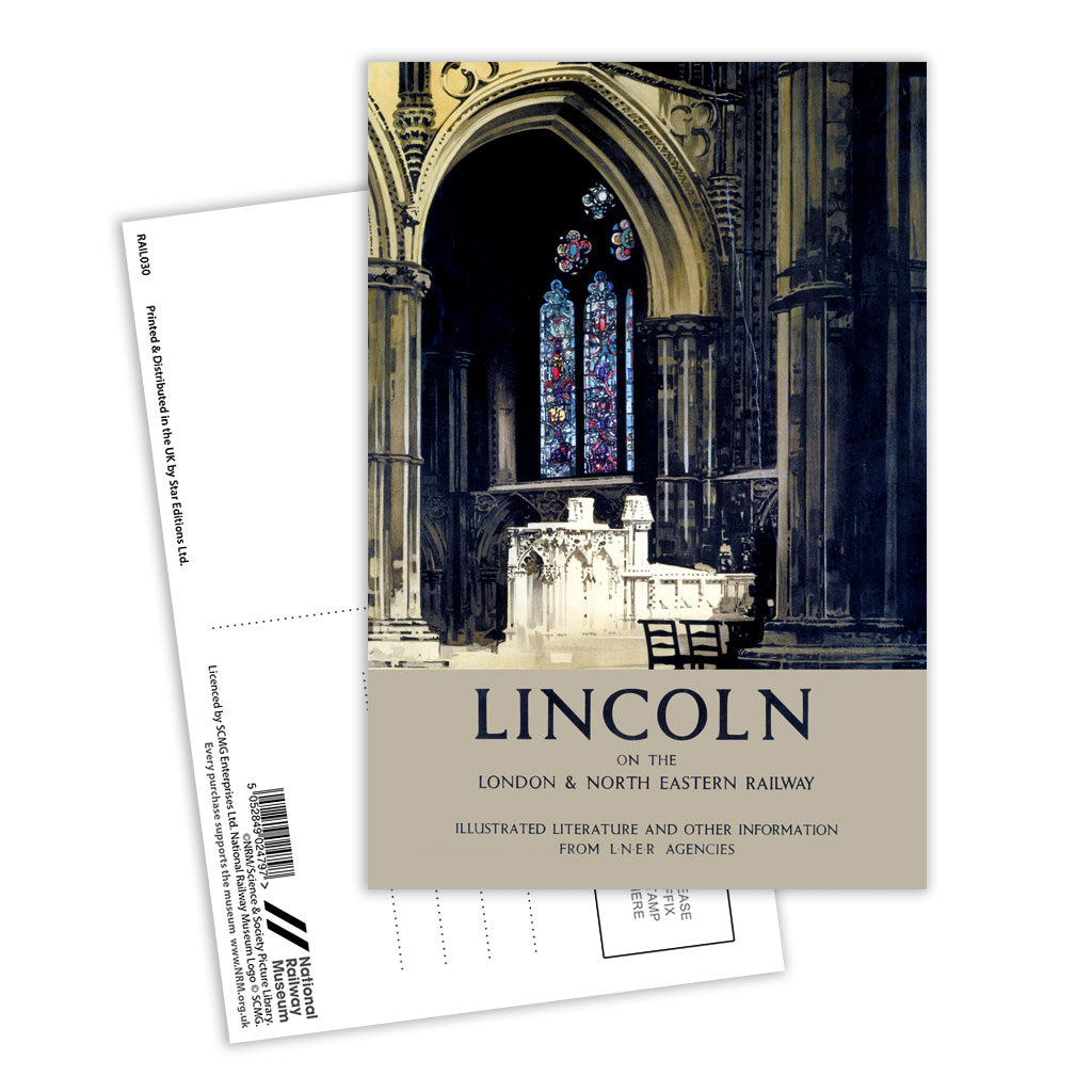 Lincolns on the LNER Postcard Pack of 8