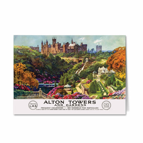 Alton Towers and Gardens Greeting Card