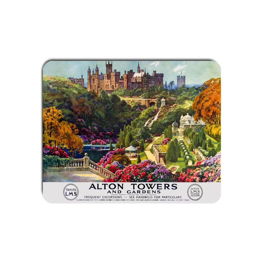 Alton Towers and Gardens - Mouse Mat