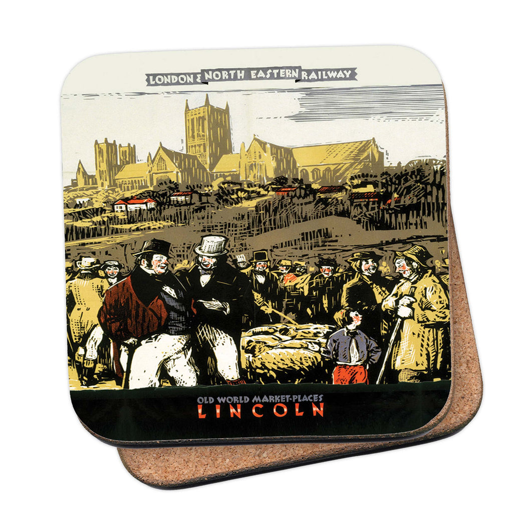 Lincoln Old Market Places LNER Coaster