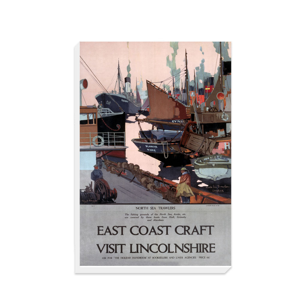 North Sea Trawlers - East Coast Craft Lincolnshire - Canvas