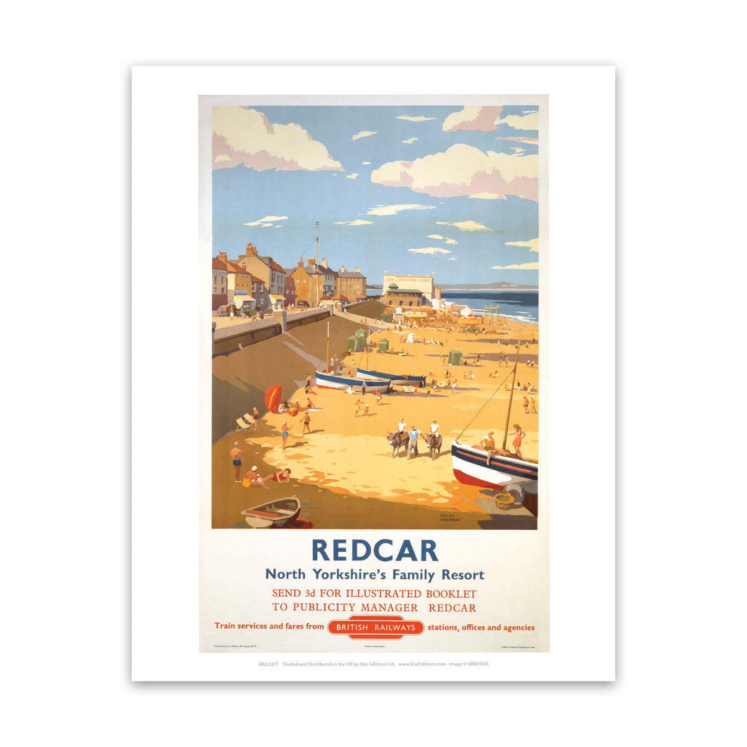 Redcar - North Yorkshire's Family Resort Art Print