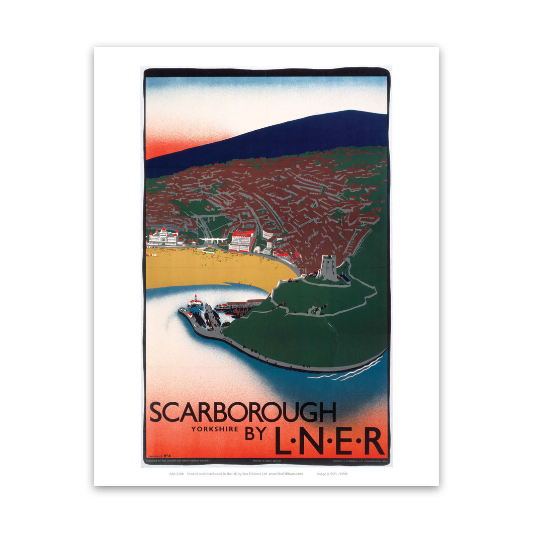 Scarborough Yorkshire by LNER Art Print