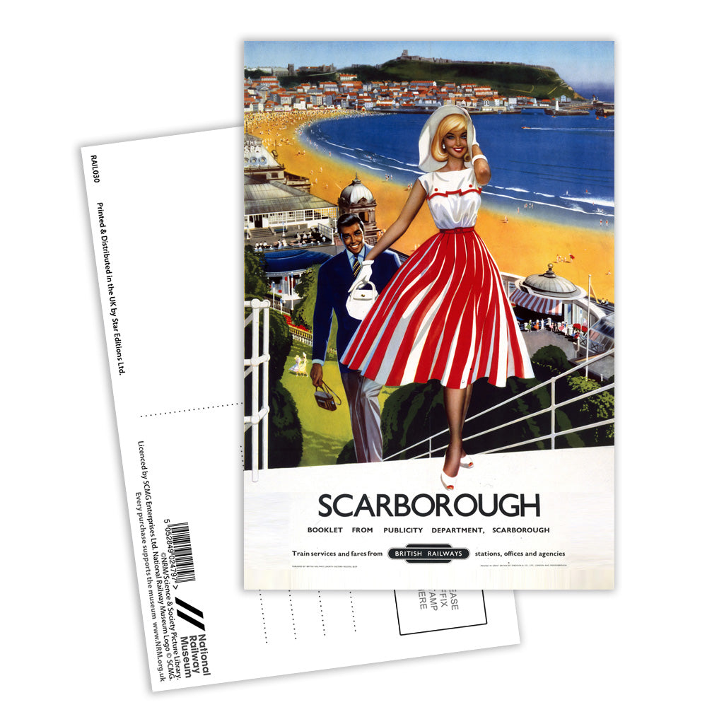 Scarborough - British Railways Postcard Pack of 8