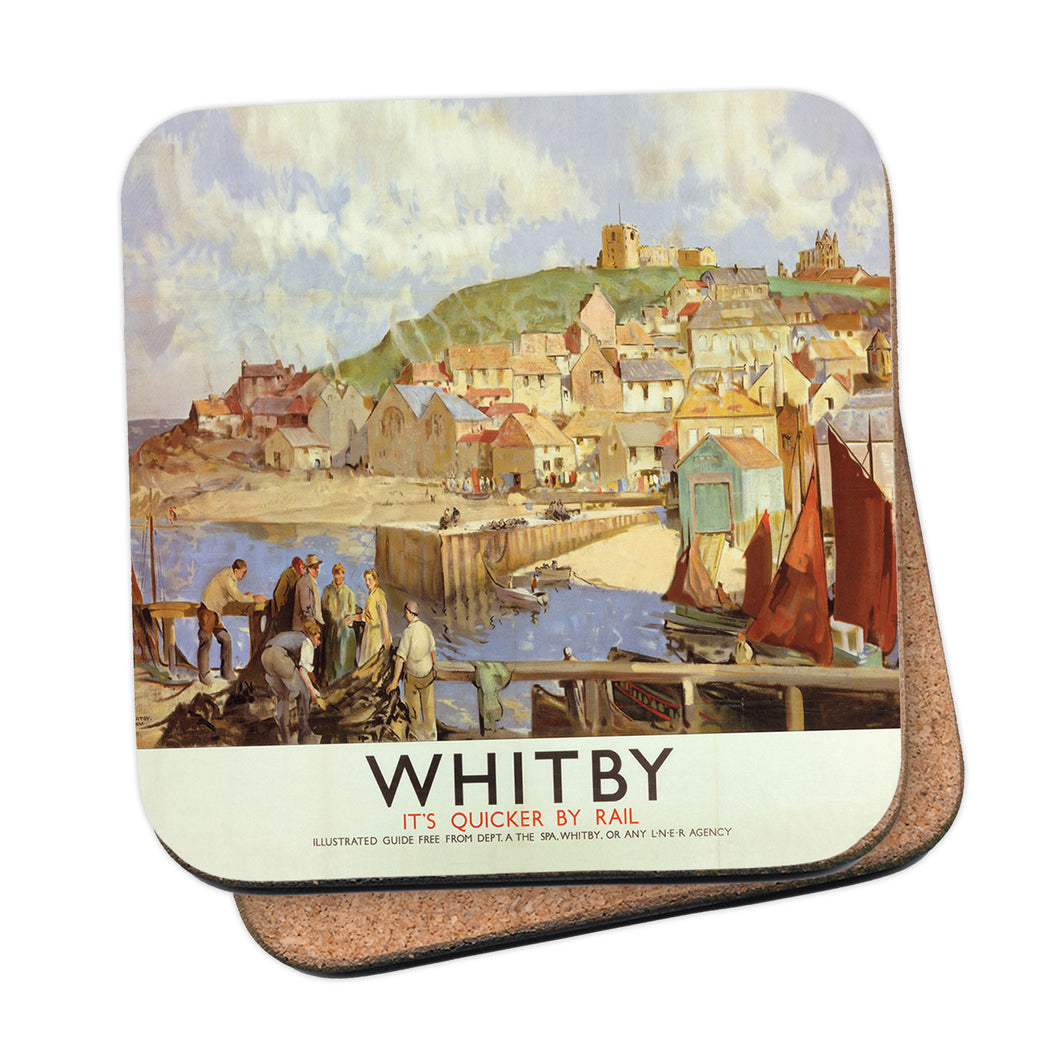 Whitby It's Quicker By Rail Coaster