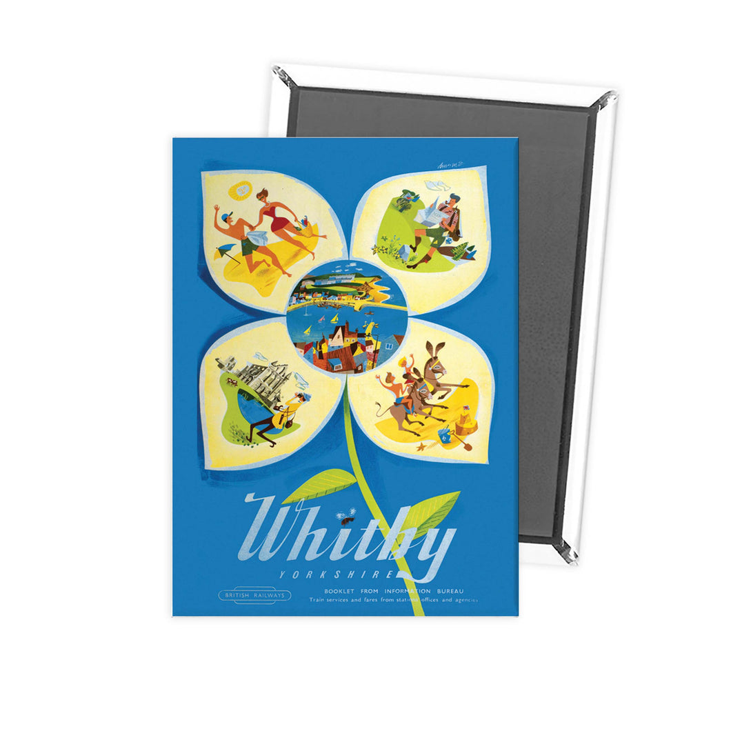 Whitby Yorkshire British Railways Fridge Magnet