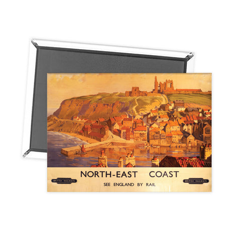 North East Coast Whitby Fridge Magnet