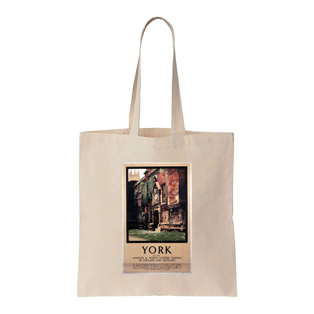 York on the LNER - Canvas Tote Bag