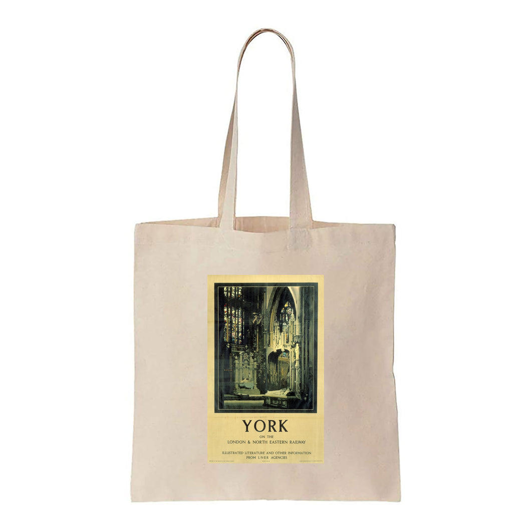 York Minster on the LNER - Canvas Tote Bag